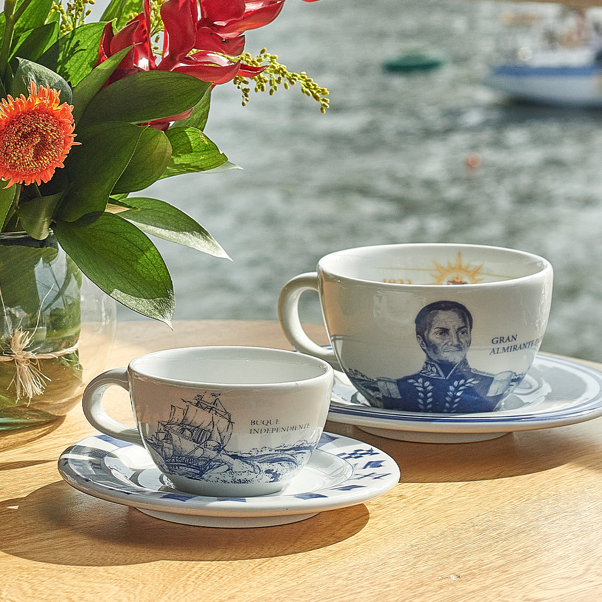 Set de Té 4 puestos 8 Piezas 229.5ml Bicentenario Naval