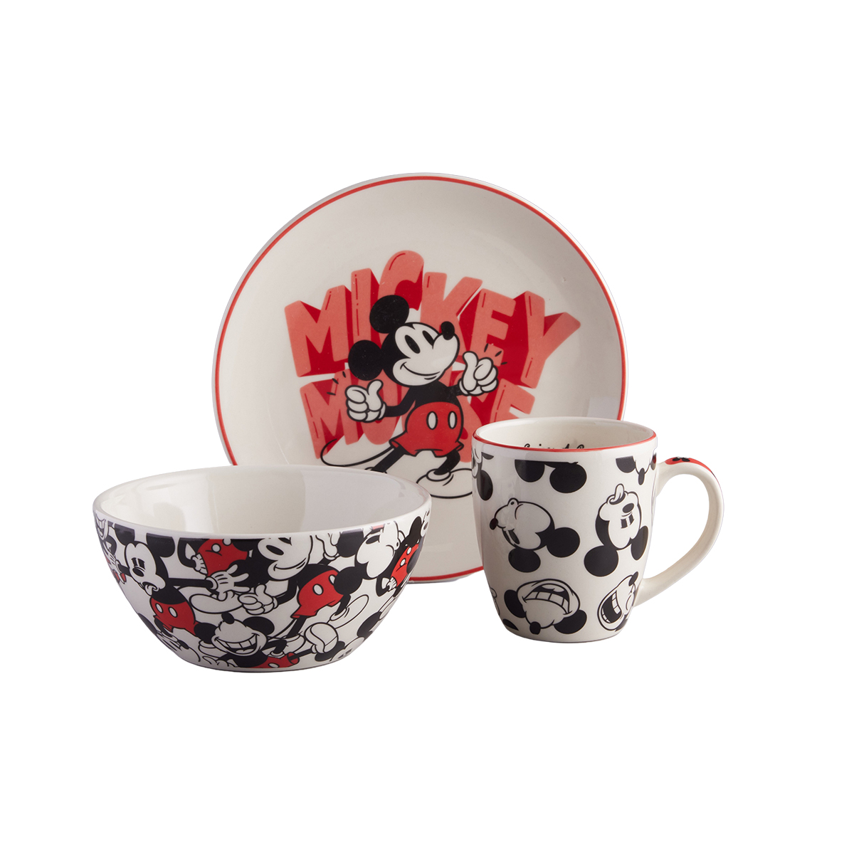 Set de Desayuno 267.7ml Mickey Mouse - Vajillas Corona