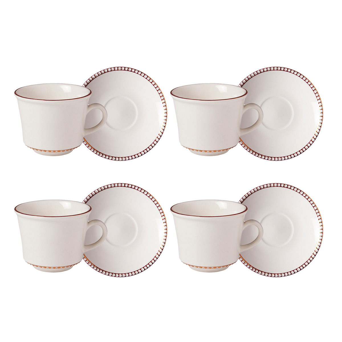 Set de té Corona Ariana 4 puestos 8 piezas
