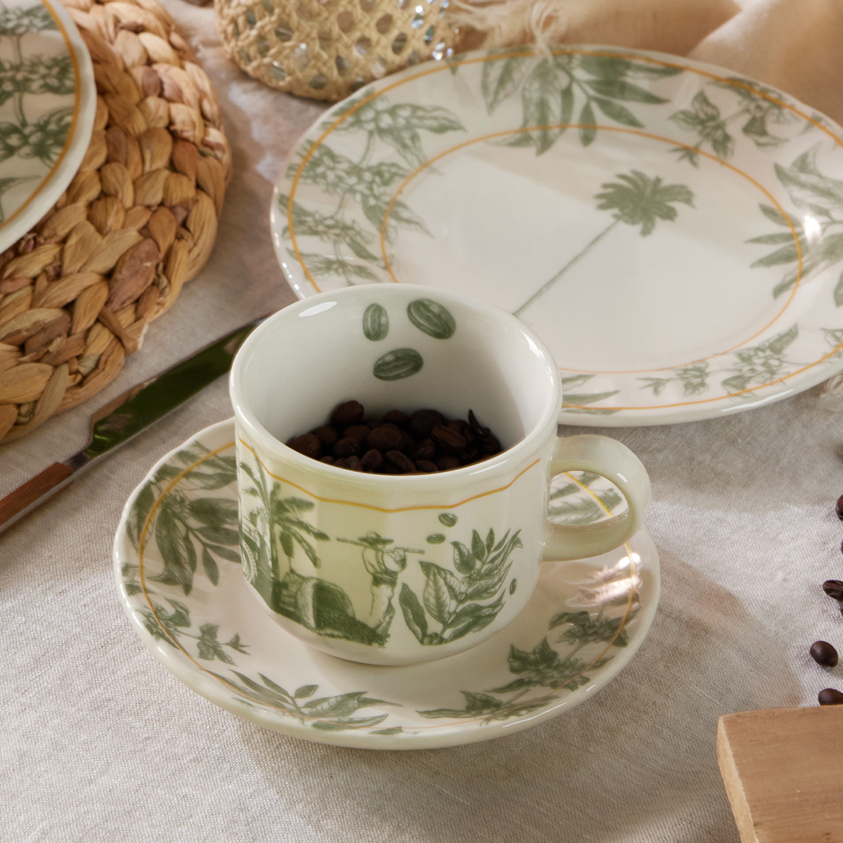 Set de Té 259.3ml Con Aroma de Café por Tendencia y Mesa