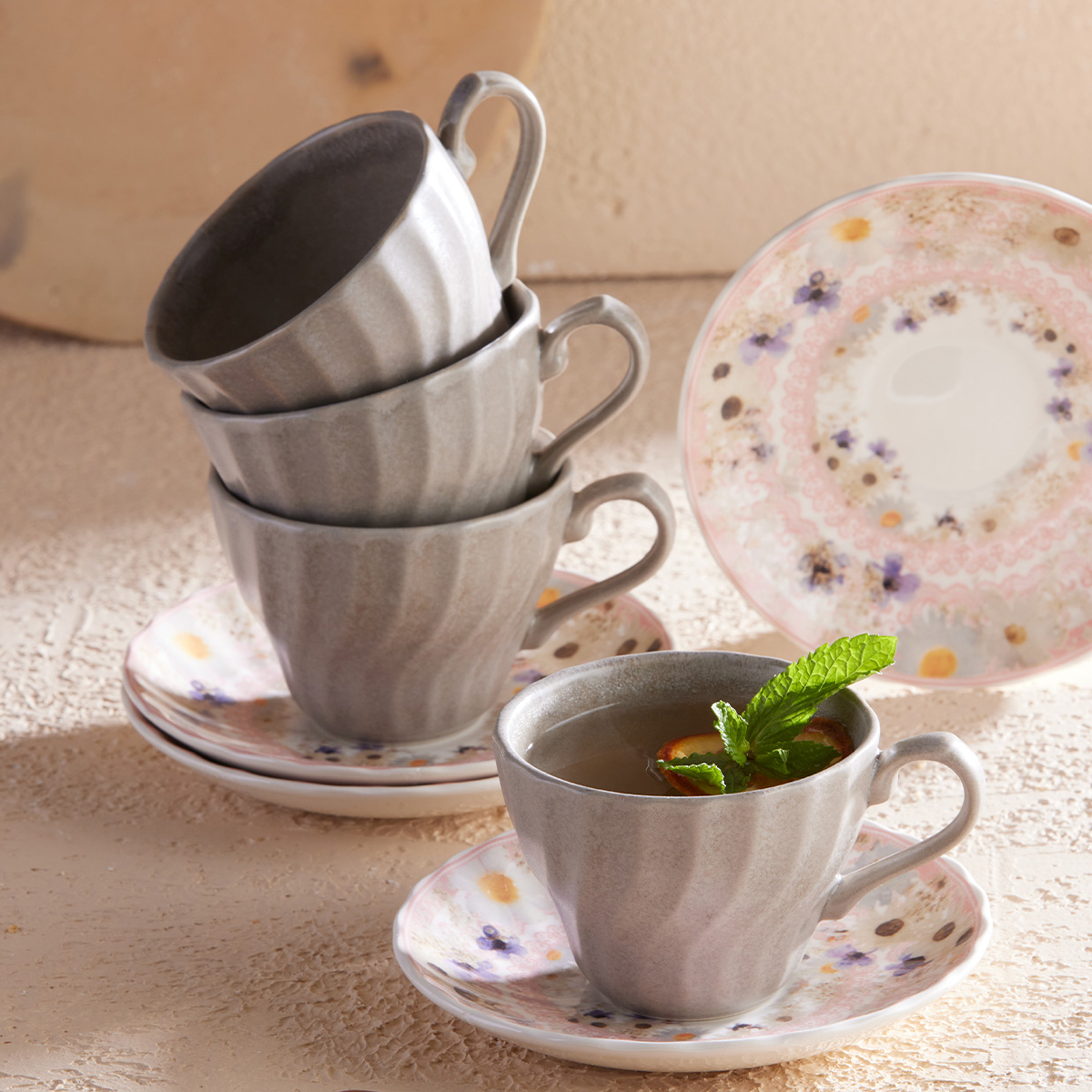 Set de Té Florentis 4 Puestos 8 Piezas 249.6ml