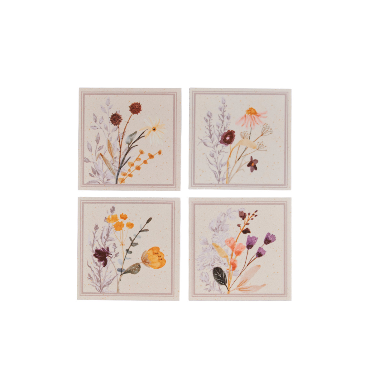 Set 4 Portavasos Anastasia 10.5cm x 10.5cm