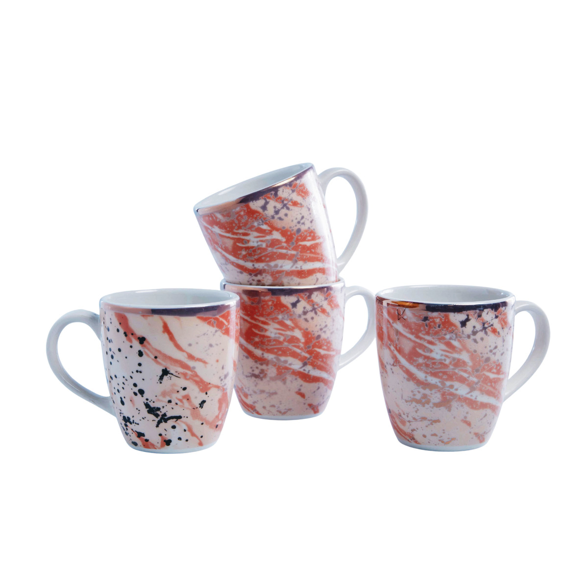 Set 4 Mugs Amani 379.7ml
