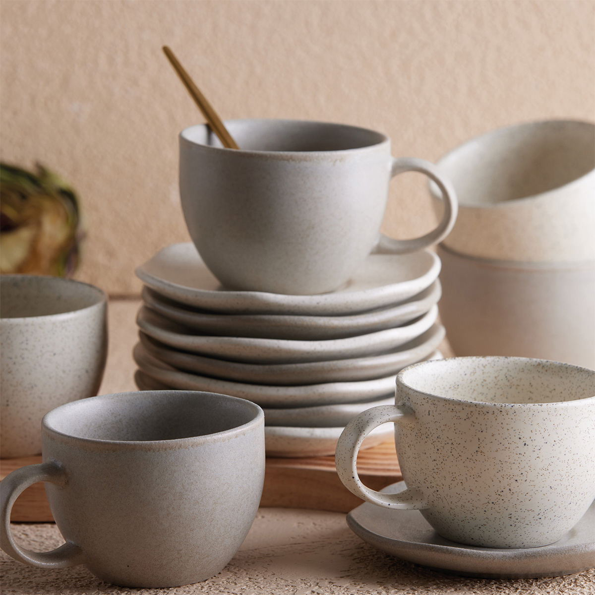 Set de Té 4 Puestos 8 Piezas Orión 229.5ml