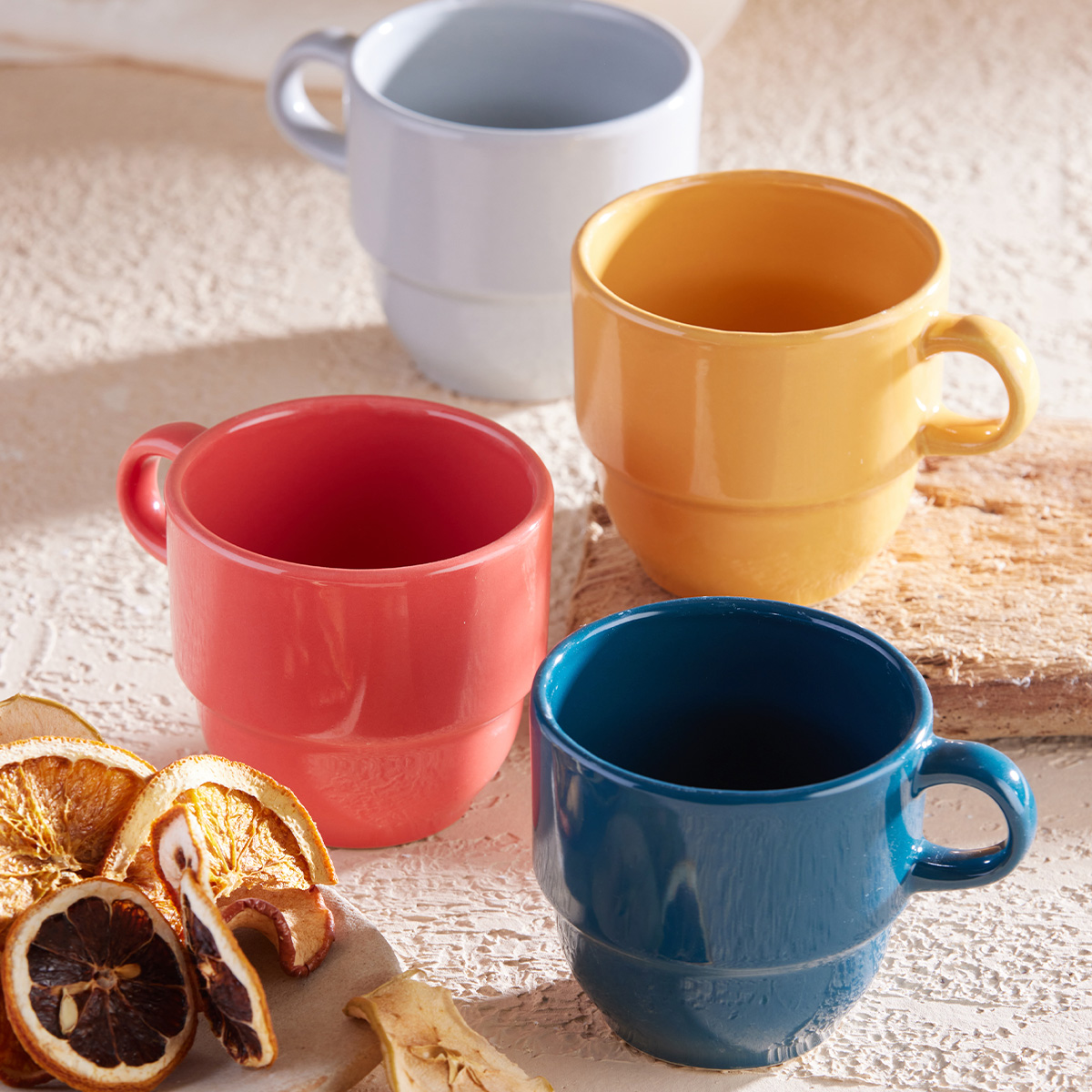 Set 4 Pocillos té Fiesta 201.4 ml
