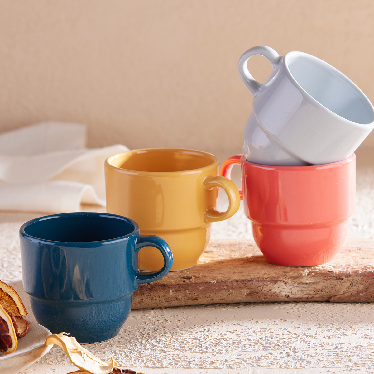 Set 4 Pocillos té Fiesta 201.4 ml