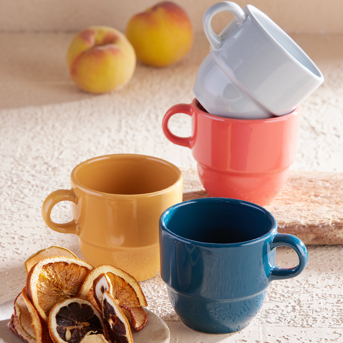 Set 4 Pocillos té Fiesta 201.4 ml