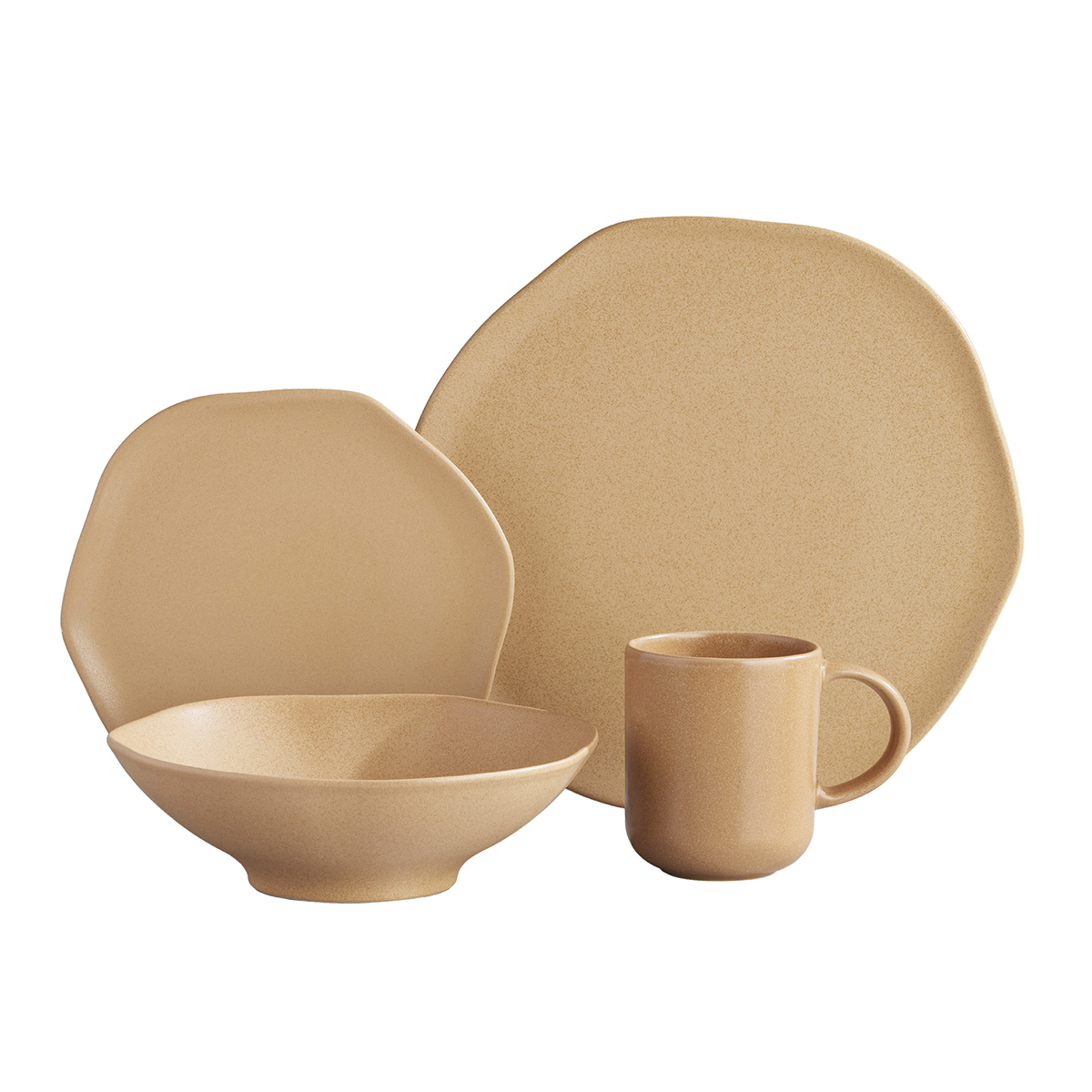 Vajilla Corona Marfil 4 Puestos 16 Piezas