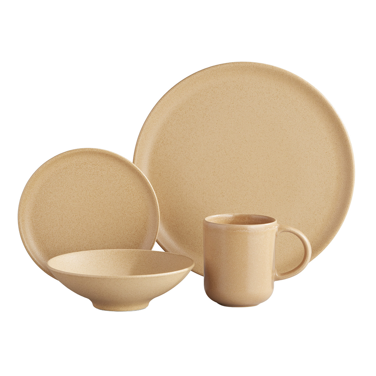 Vajilla Corona Marfil Coupé 4 Puestos 16 Piezas