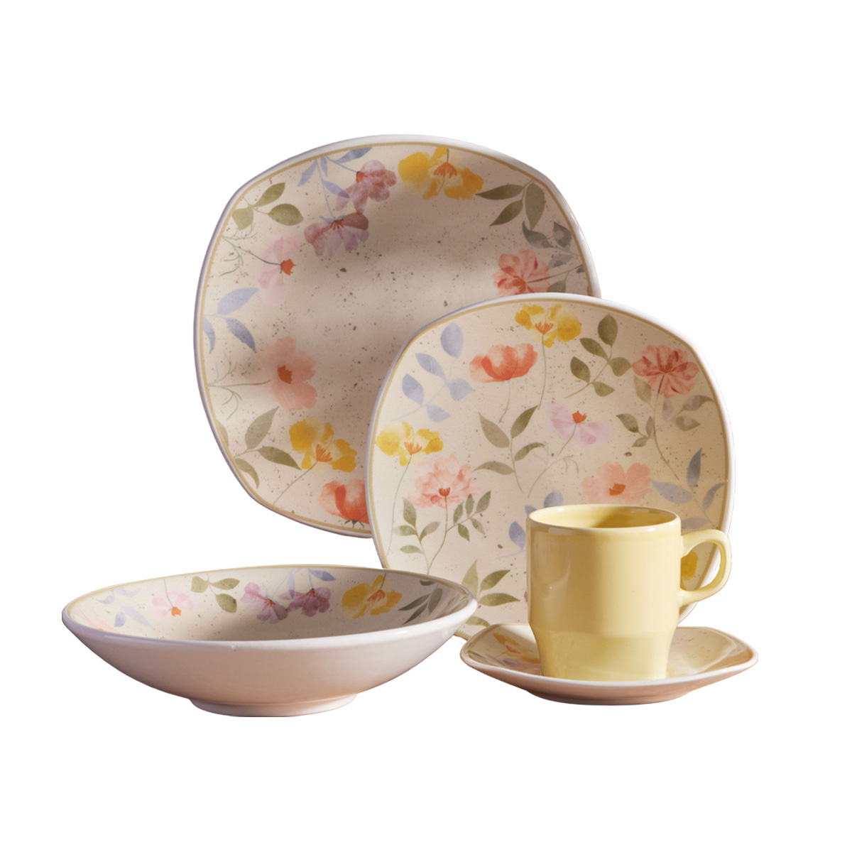 Vajilla Corona Alisa 4 Puestos 20 Piezas